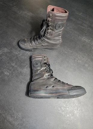 Basket montante converse chuck taylor cuir taille 38 femme marron, marca: Converse, estado: Bueno, tamaño: 35, 25,00 €, 26,95 € Protección al comprador incluida