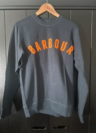 barbour trui blauw/oranje mannen, marque: Barbour, état: Très bon état, taille: S, 50,00 €, 53,20 € Protection acheteurs incluse