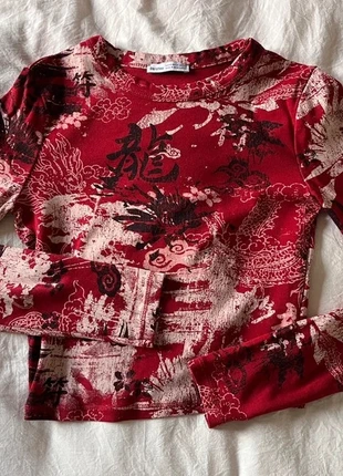 Y2K fittet top, marque: Bershka, état: Très bon état, taille: XS / 34 / 6, 7,00 €, 8,05 € Protection acheteurs incluse