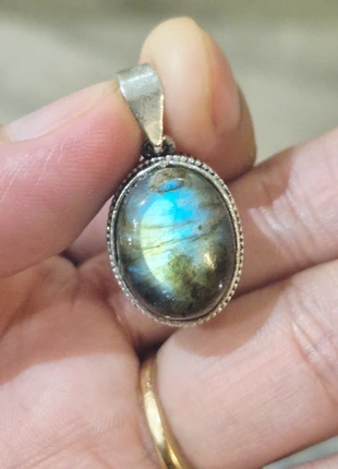 Beautiful laborodite pendant silverplated and handcrafted, brand: laborodite, condition: New without tags, £11.90, £13.20 includes Buyer Protection Pro
