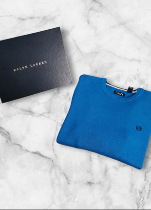 Pull en maille CHAPS by Ralph Lauren Col rond - Bleu - Taille XL Homme Logo Brodé -1659, marca: Chaps Ralph Lauren, estado: Muito bom, tamanho: XL, €17.90, €19.50 inclui Proteção do Comprador Pro