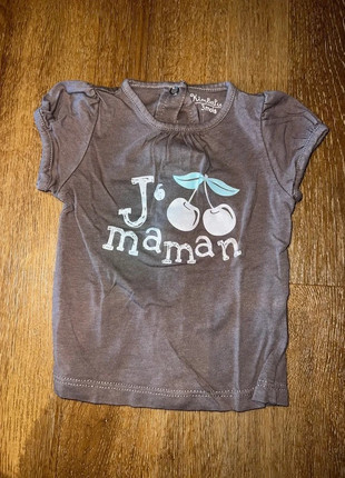 t-shirt 3 mois, marque: Kimbaloo, état: Très bon état, taille: 1-3 mois / 56 cm, 1,00 €, 1,75 € Protection acheteurs incluse