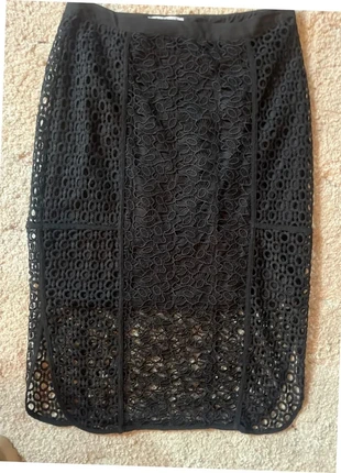 JPE0020 - - La petite jupe noir doublée en dentelle taille 40 "jus d’orange", marque: Jus d'Orange, état: Très bon état, taille: XL / 42 / 14, 12,00 €, 13,30 € Protection acheteurs incluse