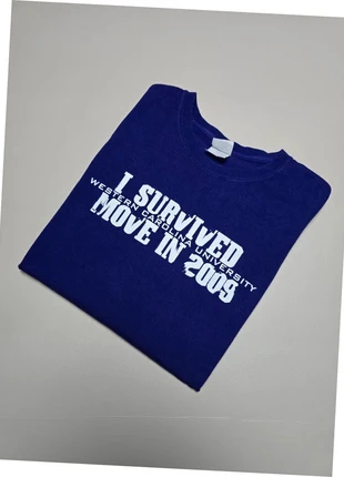 tee shirt violet I survived move in 2009 gildan homme – Taille XL, merk: Gildan, staat: Heel goed, maat: XL, € 7,00, € 8,05 inclusief Kopersbescherming Pro