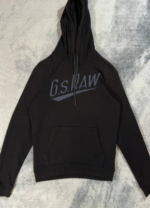 Sweat à capuche G-Star Raw noir logo brodé homme taille S, brand: G-Star, condition: Very good, size: S, €19.99, €21.69 includes Buyer Protection Pro