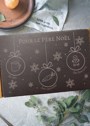 Idée cadeau planche apéro thème noel ardoi, marca: Fait Main, estado: Nuevo con etiquetas, 18,00 €, 19,60 € Protección al comprador Pro incluida