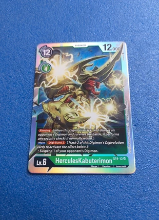 Herculeskabuterimon st4 13 carte card digimon game, marque: Digimon, état: Très bon état, 14,99 €, 16,44 € Protection acheteurs (Pro) incluse