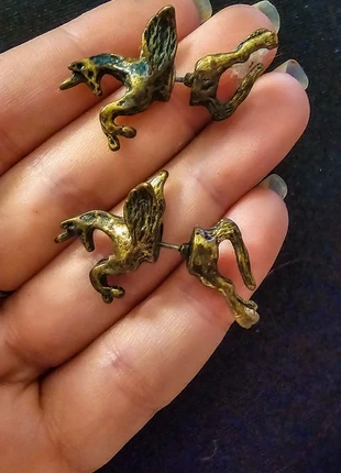 Pegasus horse earrings., brand: Vintage, condition: Good, £3.40, £4.27 includes Buyer Protection