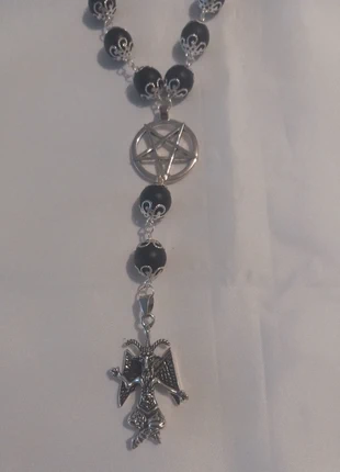 Collier Baphomet, marque: sans marque, état: Neuf sans étiquette, 15,00 €, 16,45 € Protection acheteurs incluse