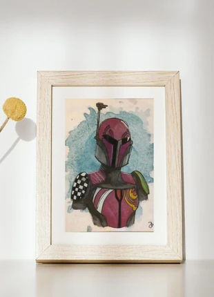 Sabine Wren Star Wars Rebels Aquarell, marque: Unikat von mir, état: Neuf avec étiquette, 7,00 €, 8,05 € Protection acheteurs incluse