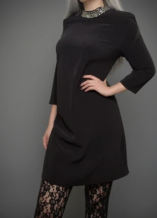 Tubino Nero Scollo Applicazioni in Strass Eleganza Senza Tempo 💓🦄, zustand: Sehr gut, größe: XXL / 44 / 16, 28,99 €, 31,14 € inklusive Vinted-Käuferschutz