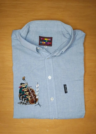Lucky Luke / chemise brodée 1997 / XL, marke: Tenue de Soirée, zustand: Neu, größe: XL, 9,90 €, 11,10 € beinhaltet Vinted-Käuferschutz Pro