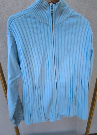 Gilet cardigan sweat zippé bleu ciel homme taille M Façonnable, brand: Façonnable, condition: Good, size: M, €4.00, €4.90 includes Buyer Protection