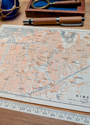 Imprimée en 1906, plan de Nîmes. Original Vintage Authentique., brand: LesOubliées, condition: Very good, €14.90, €16.35 includes Buyer Protection Pro