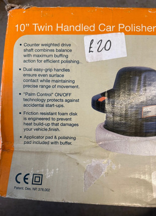 Car buffer. Car polisher. Car polishers. Car tools. Polishing, brand: rac, condition: Very good, £20.00, £21.70 includes Buyer Protection
