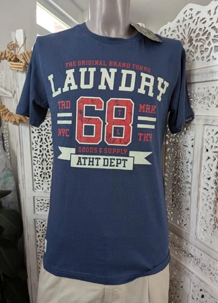 T-shirt homme marque Tokyo Laundry taille M disponible L couleur  marine et multicolore B16, merk: Tokyo Laundry, staat: Heel goed, maat: M, € 17,99, € 19,59 inclusief Kopersbescherming Pro