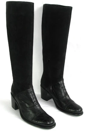 Free Lance - Bottes cavalières tout cuir noir 37 - excellent état, marca: FREE LANCE, estado: Muito bom, tamanho: 37, €190.00, €200.20 inclui Proteção do Comprador