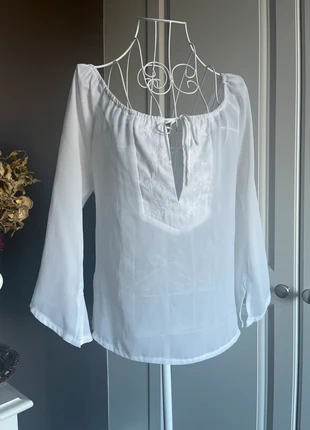 Vintage Boho Embroidered Peasant Blouse, brand: New Look, condition: Very good, size: S / 8, £20.00, £21.70 includes Buyer Protection
