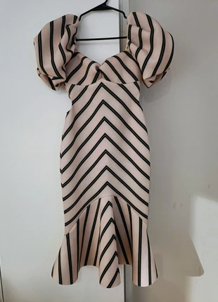 Asos pink & black strip dress, brand: ASOS, condition: New with tags, size: S / 36 / 8, €18.00, €19.60 includes Buyer Protection
