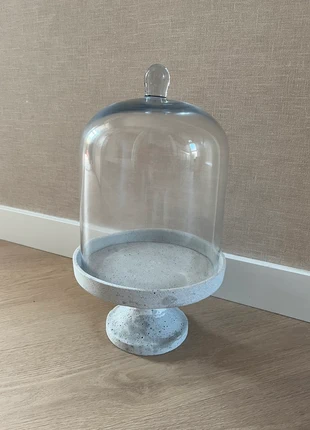 Mooie glazen stolp op voet, merk: geen merk, staat: Heel goed, € 17,50, € 19,08 inclusief Kopersbescherming