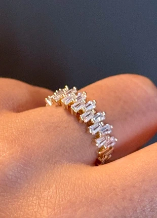 💛 Bague plaquée or – Pierre brillante & finition raffinée, brand: Argent, condizioni: Nuovo con cartellino, taglia: Regolabile, €10.00, €11.20 include la Protezione acquisti