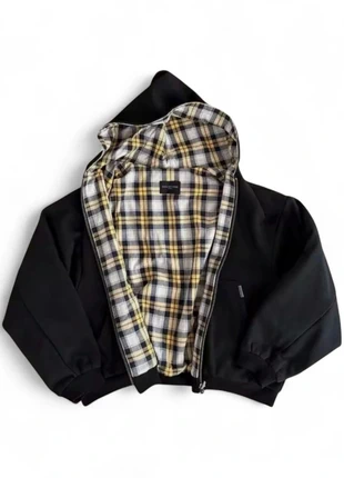 Veste à capuche noir double zip reversible à carreaux taille M, marque: y2k, état: Neuf sans étiquette, taille: M, 54,00 €, 57,40 € Protection acheteurs incluse