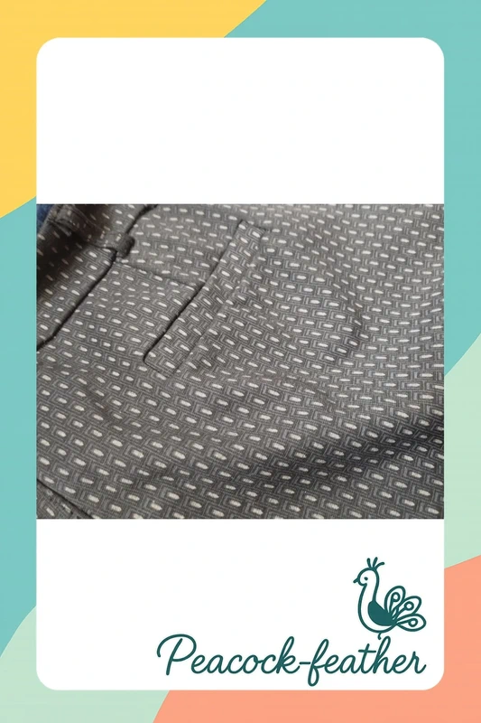 Pantalon imprimé gris 40 - photo numéro 8