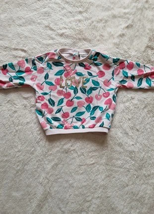 Sweat Love Cerises, marque: Tape à l'œil, état: Très bon état, taille: 9-12 mois / 74 cm, 6,00 €, 7,00 € Protection acheteurs incluse