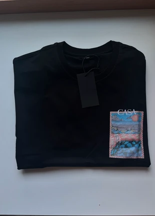 T-shirt noir Casablanca original studio, marque: CASA, état: Neuf avec étiquette, taille: M, 15,00 €, 16,45 € Protection acheteurs incluse