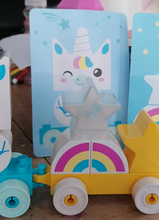 duplo unicorn trein, marque: LEGO Duplo, état: Très bon état, taille: 18-24 mois / 86 cm, 5,00 €, 5,95 € Protection acheteurs incluse