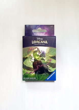 Disney Lorcana TCG Ravensburger FR - Protège-cartes/Sleeves (Ursula), merk: Ravensburger, staat: Nieuw met prijskaartje, € 8,50, € 9,63 inclusief Kopersbescherming Pro