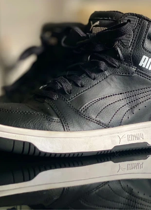 Puma Rebound V6 #BlackWhite Retro High-Top Sneakers, merk: Puma, staat: Heel goed, maat: 37, € 17,99, € 19,59 inclusief Kopersbescherming
