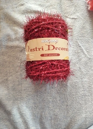 Nastro decorativo natalizio rosso – 20 metri, brand: diesse, condizioni: Nuovo con cartellino, €5.00, €5.95 include la Protezione acquisti