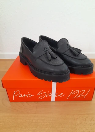 Mocassins noirs JB Martin, brand: JB Martin, condizioni: Ottime, taglia: 38, €22.00, €23.80 include la Protezione acquisti