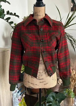 Veste chemise en Pure Laine Vintage Miss Antonette, brand: miss antonette, condition: Very good, size: M / 38 / 10, €70.00, €74.20 includes Buyer Protection