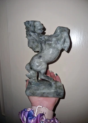 Labradorite rearing horse, brand: Crystal, condition: New without tags, £57.00, £60.55 includes Buyer Protection