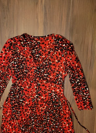 🔥 F&F Red Cheetah Print Dress – EU 42 (UK 14), brand: F&F, condition: Very good, size: XL / 42 / 14, €8.00, €9.10 includes Buyer Protection