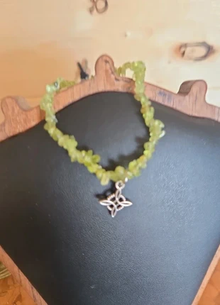 Bracelet en Péridot & Nœud Celtique Argenté – Protection & Sagesse Ancestrale, marque: Bracelet en Péridot & Nœud Celtique Argenté – Prot, état: Très bon état, 4,90 €, 5,85 € Protection acheteurs incluse