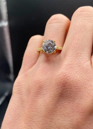 Bague Solitaire en Argent 925 avec Pierre Brillante – Taille 52, marca: lesbijouxdelolo, estado: Muito bom, tamanho: 16,5 mm Ø / 12, €16.00, €17.50 inclui Proteção do Comprador Pro