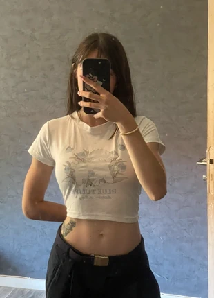 Crop top blue tulip, estado: Muy bueno, tamaño: S / 36 / 8, 5,00 €, 5,95 € Protección al comprador incluida