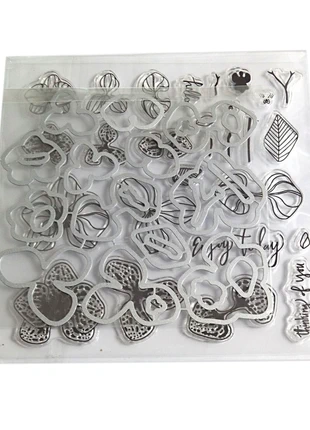 Set Fleur Orchidée tampon et dies., condition: Very good, size: One size, €9.00, €10.15 includes Buyer Protection