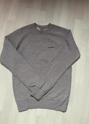 Pull Carhartt Gris, merk: Carhartt, staat: Heel goed, maat: XS, € 25,00, € 26,95 inclusief Kopersbescherming