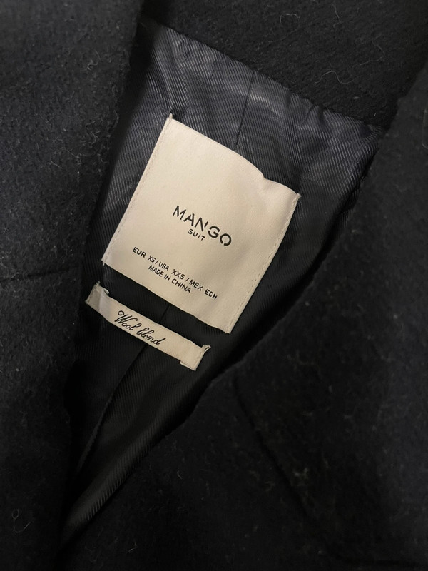 Abrigo azul marino a estrenar MANGO S 36 Manteaux et vestes