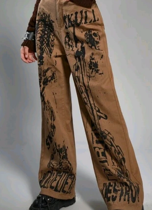 Pantalón ROMWE Grunge punk, marque: Romwe, état: Neuf sans étiquette, taille: XS / 34 / 6, 12,00 €, 13,30 € Protection acheteurs incluse