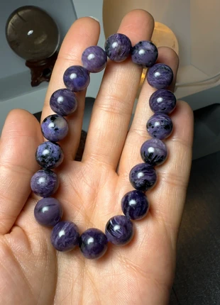 Charoiet kralenarmband, prachtig als een olieverfschilderij, merk: crystalpoint 777, staat: Heel goed, € 32,00, € 34,30 inclusief Kopersbescherming Pro