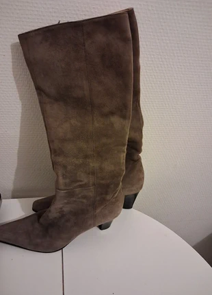 Bottes marron daim, marque: Made In Italy, état: Très bon état, taille: 36.5, 12,00 €, 13,30 € Protection acheteurs incluse