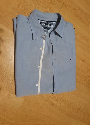 Chemise Manche Longue boutons homme Tommy Hilfiger Bleu, marque: Tommy Hilfiger, état: Très bon état, taille: M, 20,00 €, 21,70 € Protection acheteurs incluse