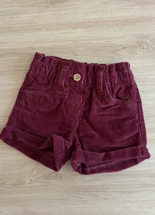 Short velours bordeaux GEMO, brand: Gémo, condizioni: Ottime, taglia: 9-12 mesi / 74 cm, €3.00, €3.85 include la Protezione acquisti