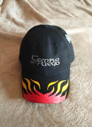 Vintage New with tags Flames Portaventura merch cap/hat unisex 00s y2k, merk: Vintage Dressing, staat: Nieuw met prijskaartje, maat: Universele maat, € 19,99, € 21,69 inclusief Kopersbescherming