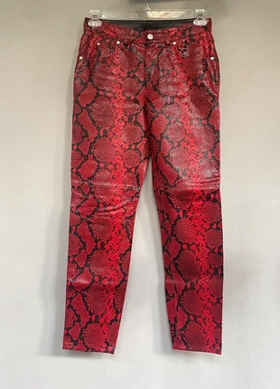 Pantalon en cuir façon serpent H&M Studio, brand: H&M Studio, condition: Very good, size: S / 36 / 8, €165.00, €173.95 includes Buyer Protection